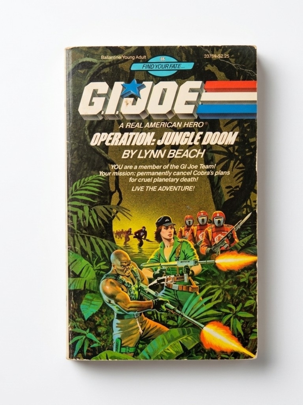 Vintage 1986 G.I. Joe Find Your Fate #12 Jungle Doom